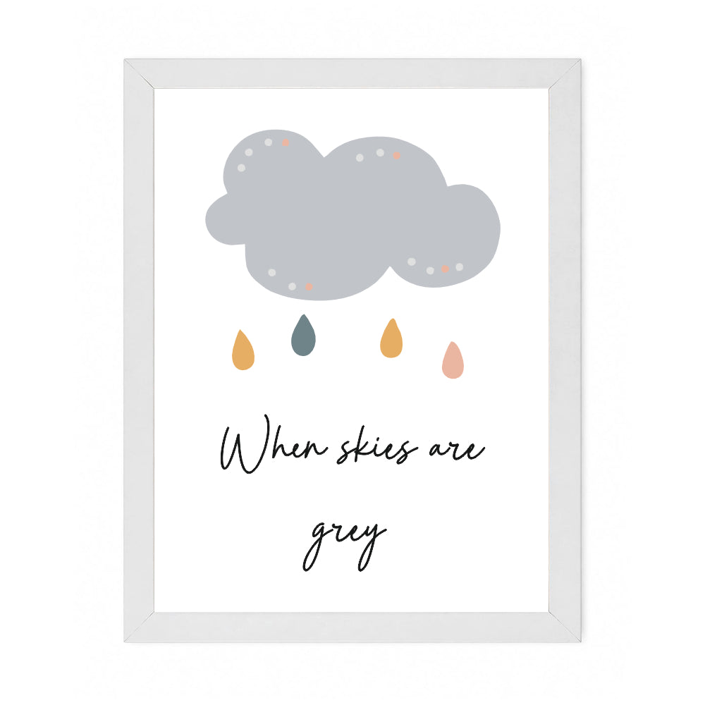 Wall Frame - Rainbow Sunshine Quotes (Set Of 3)