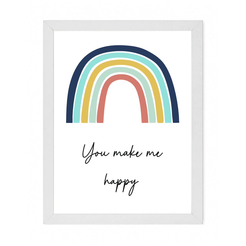 Wall Frame - Rainbow Sunshine Quotes (Set Of 3)