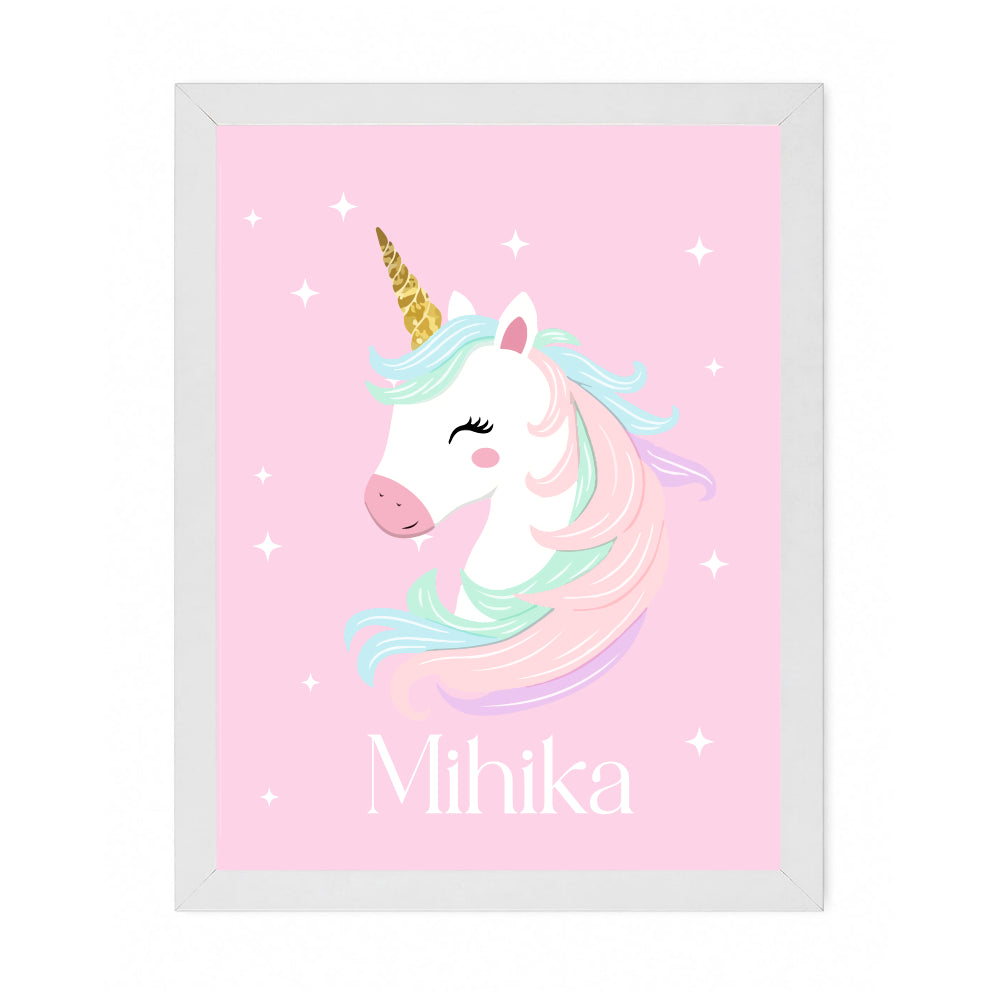 Wall Frame - Dreamy Unicorn  (Set Of 2)