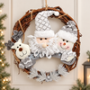 12" Frosted Woodland Wreath