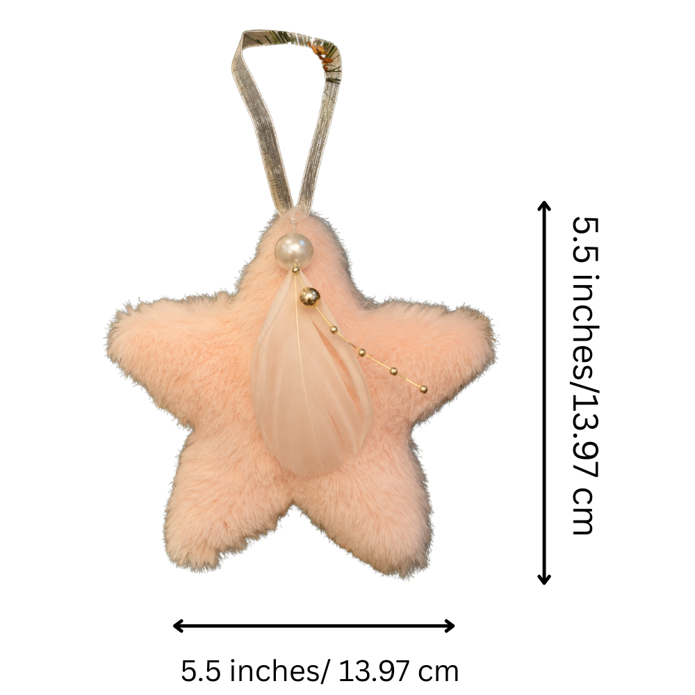 Furry Star Tree Ornament
