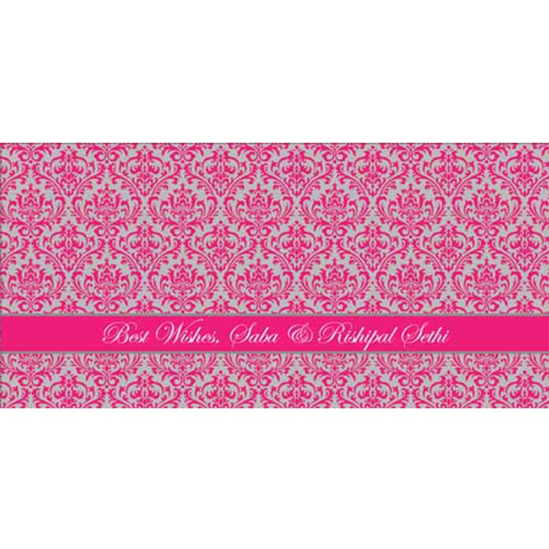 Pink Damask Gift Envelopes