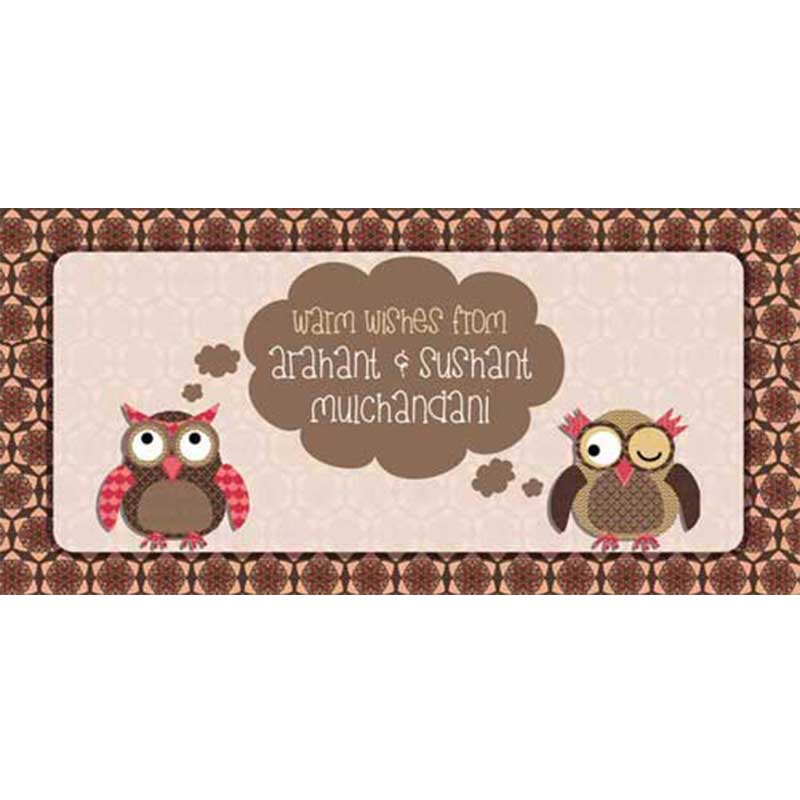 Thoughtful Owl Gift Envelopes