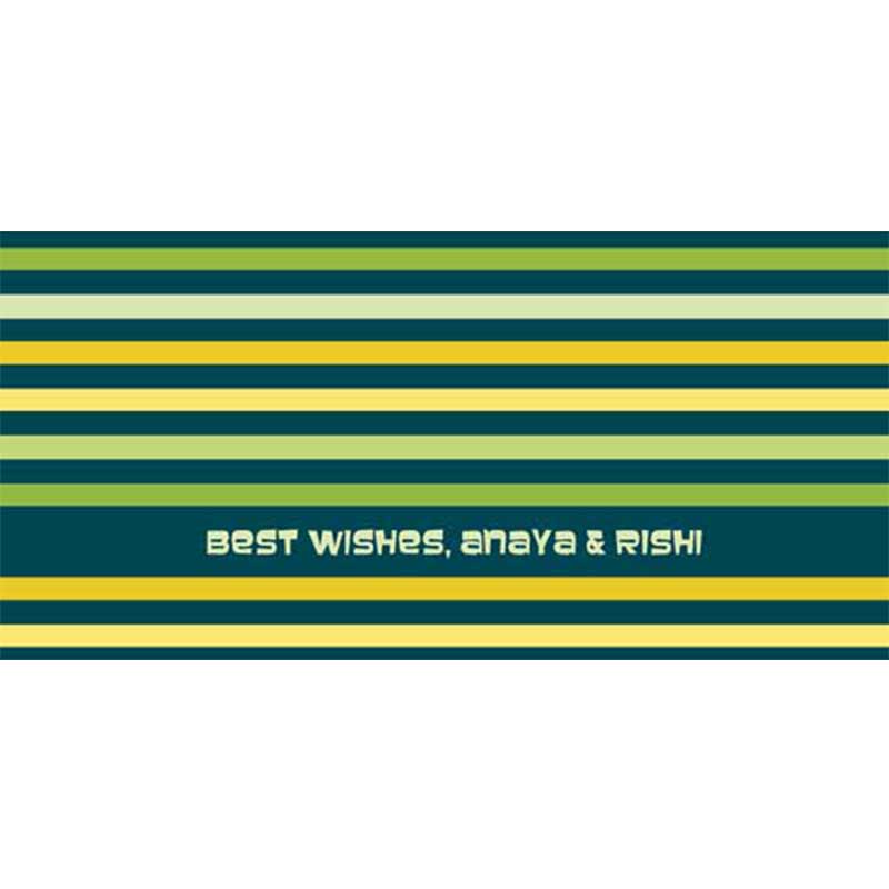 Green Stripes Gift Envelopes