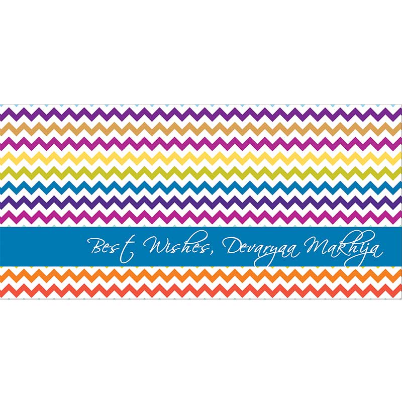 Rainbow Chevron Envelopes