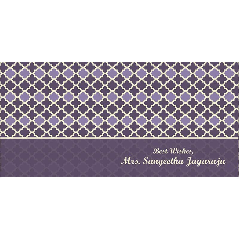 Traditional Purple Gift Envelopes