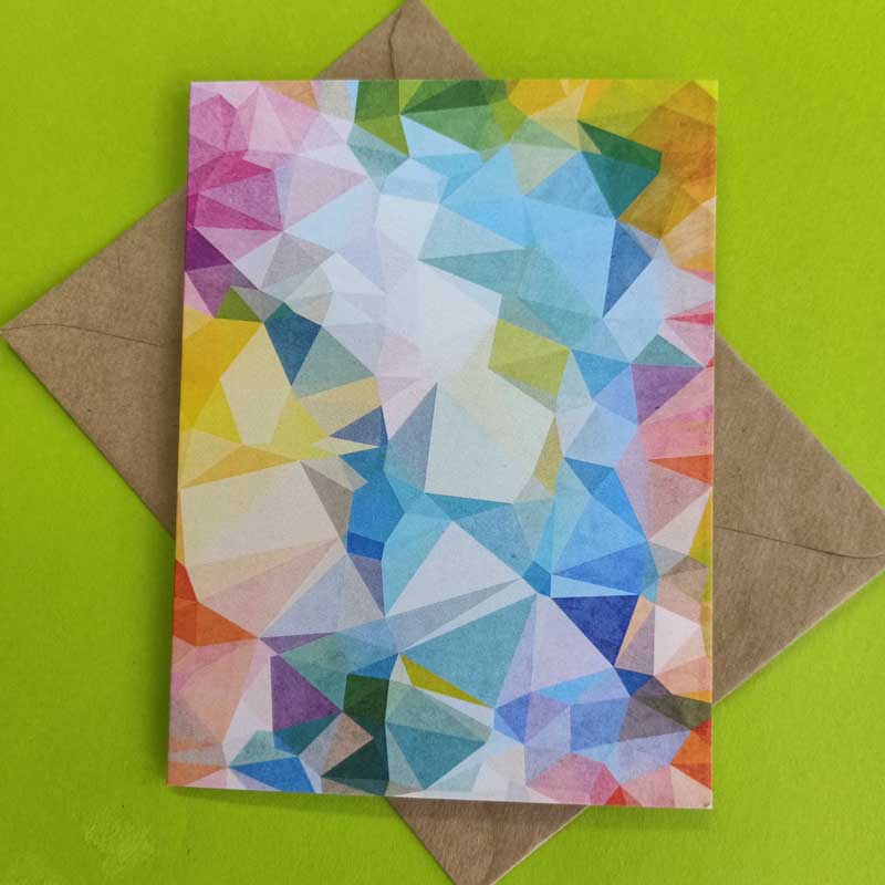 Love Triangles Greeting Cards