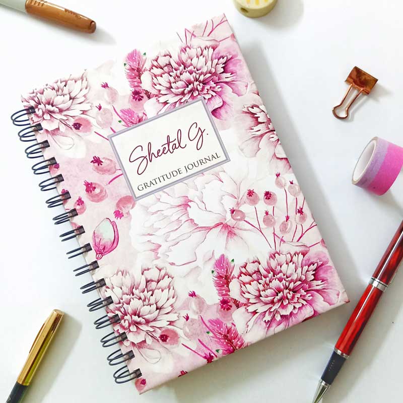 Carnations Gratitude Journal