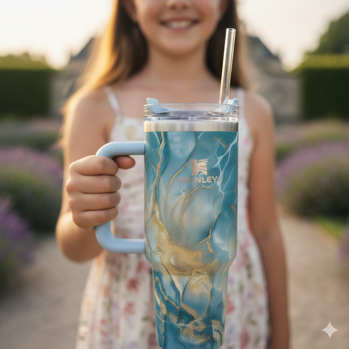 Stanley Swirl x Quencher H2.0 | 1.18L – Ocean Veil Luxe