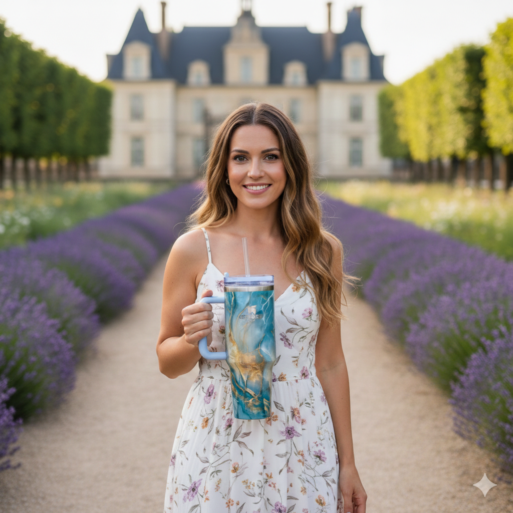 Stanley Swirl x Quencher H2.0 | 1.18L – Ocean Veil Luxe