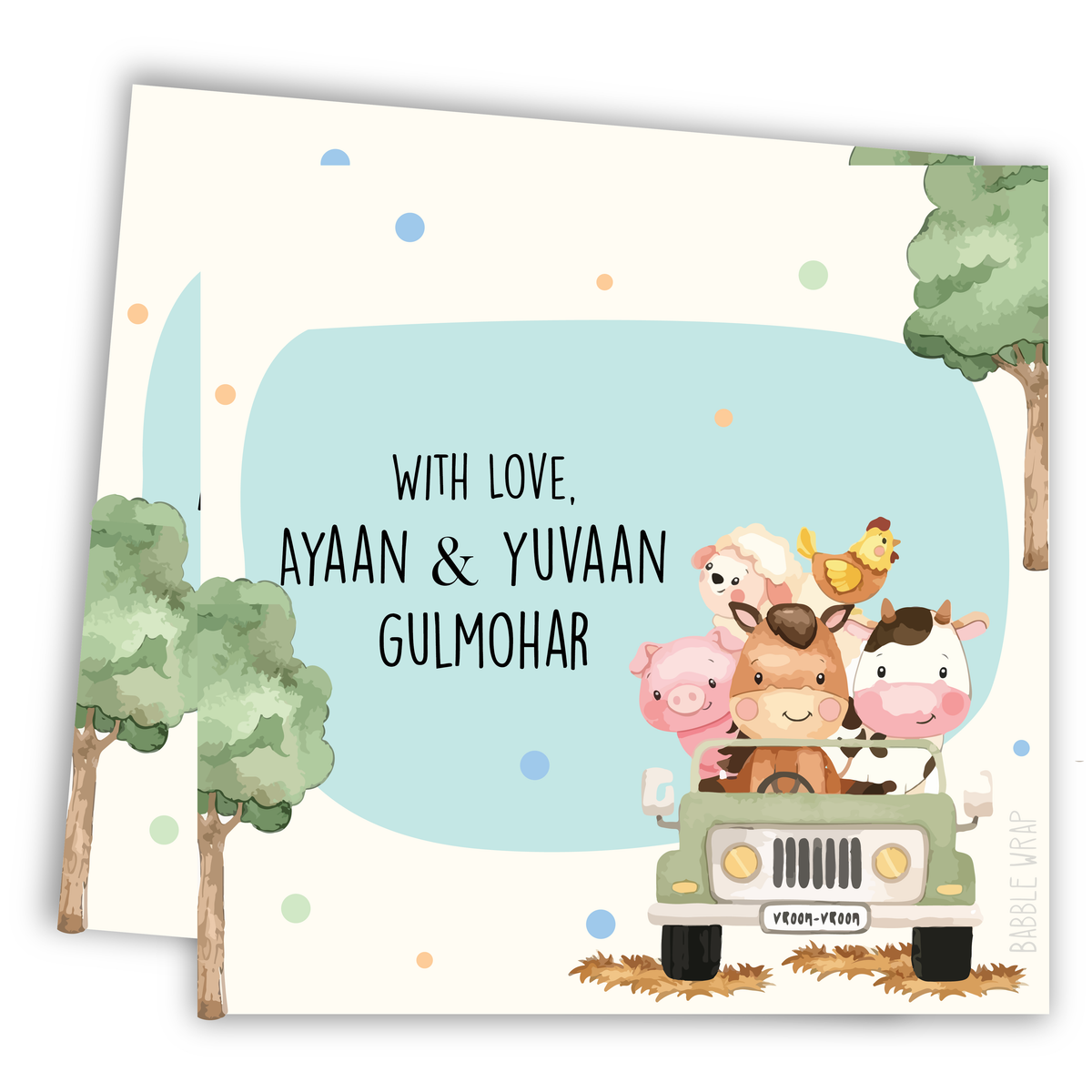 Gift Tag - Animal Adventure (Set of 24)