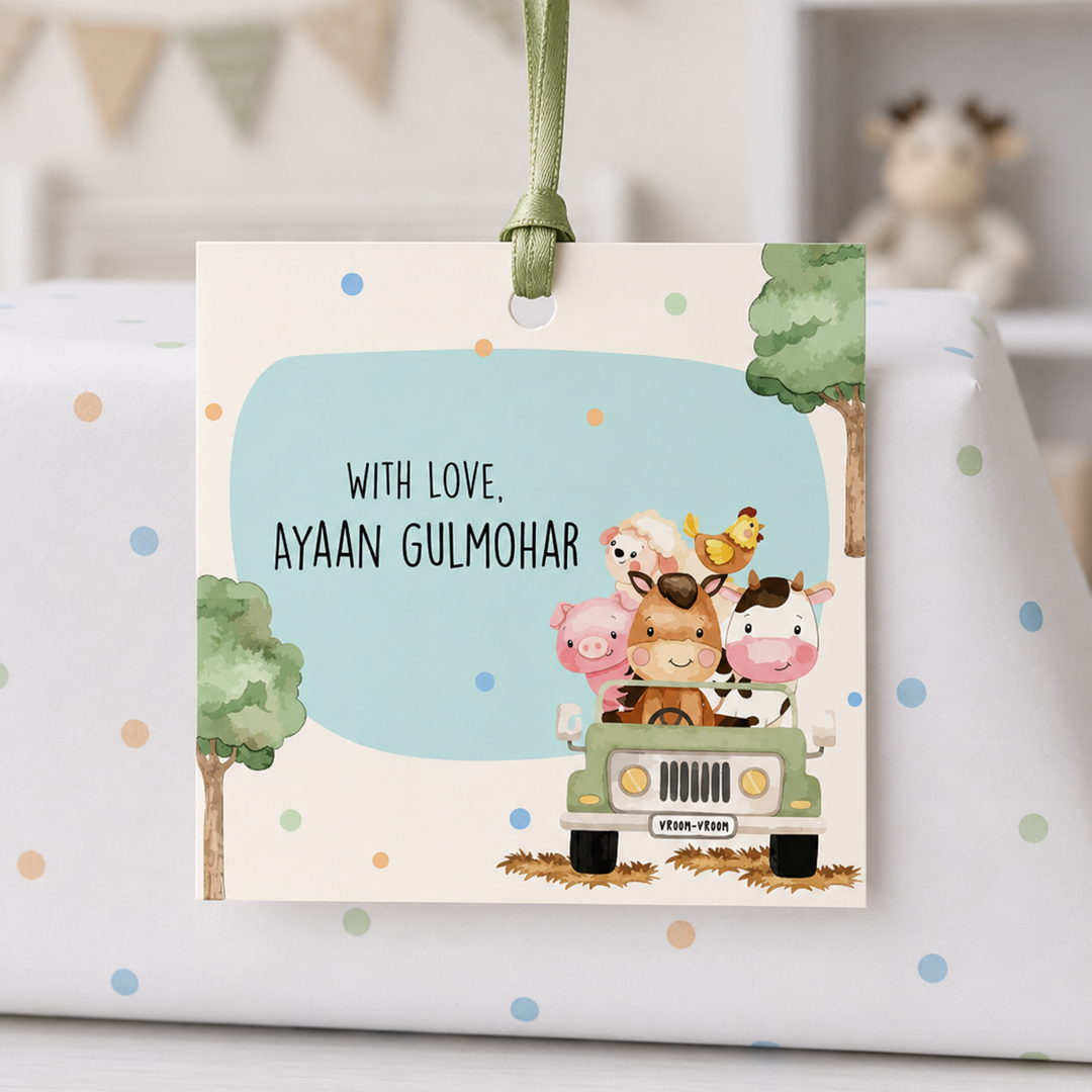 Gift Tag - Animal Adventure (Set of 24)