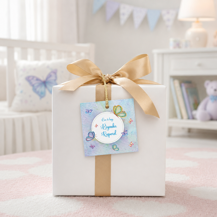 Gift Tag - Butterfly Wings (Set of 24)