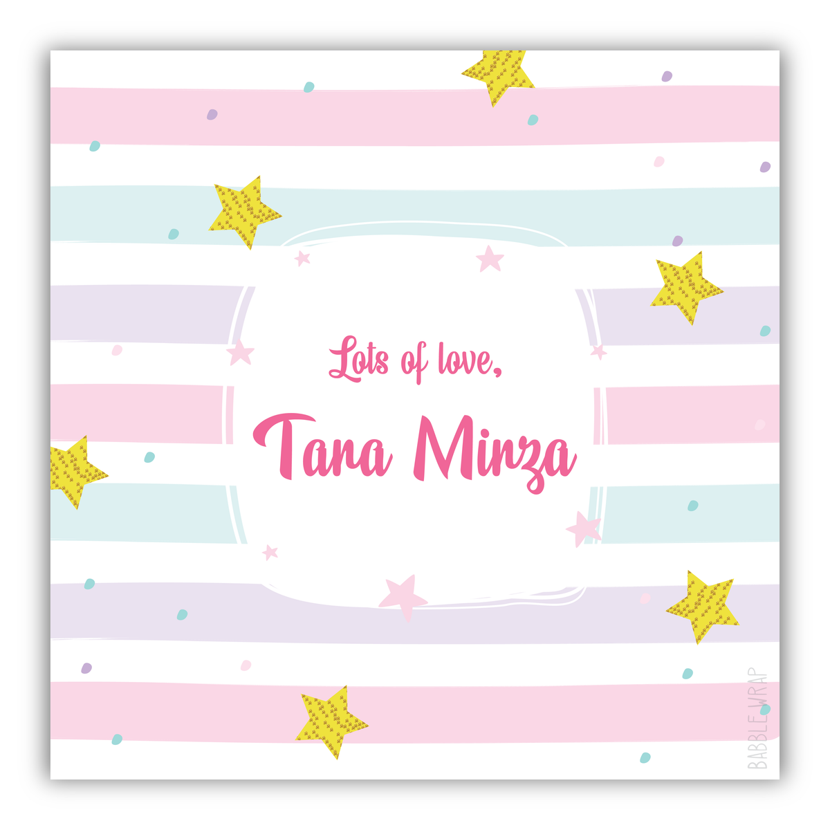 Gift Tag - Colorful Wishes (Set of 24)