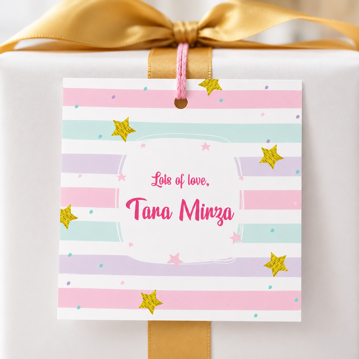 Gift Tag - Colorful Wishes (Set of 24)