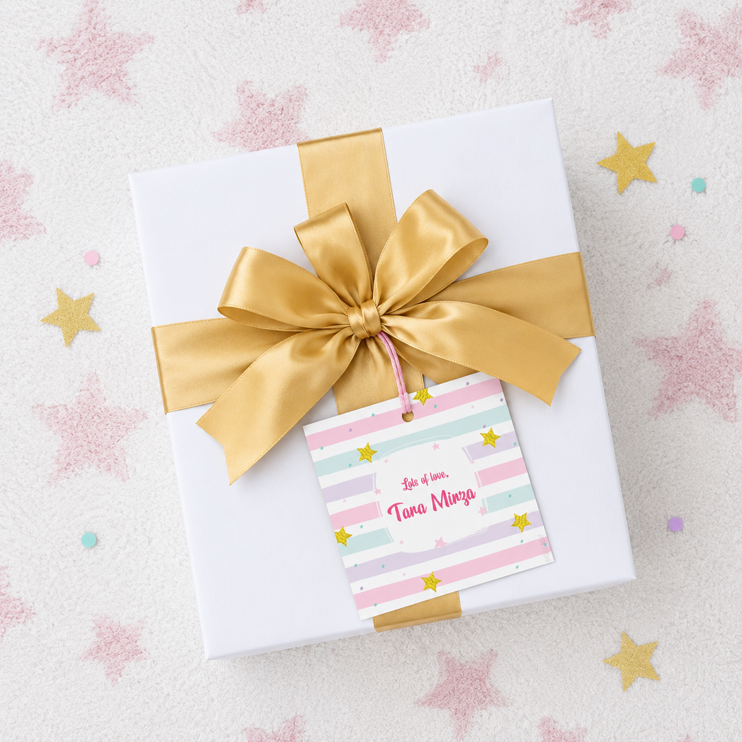 Gift Tag - Colorful Wishes (Set of 24)