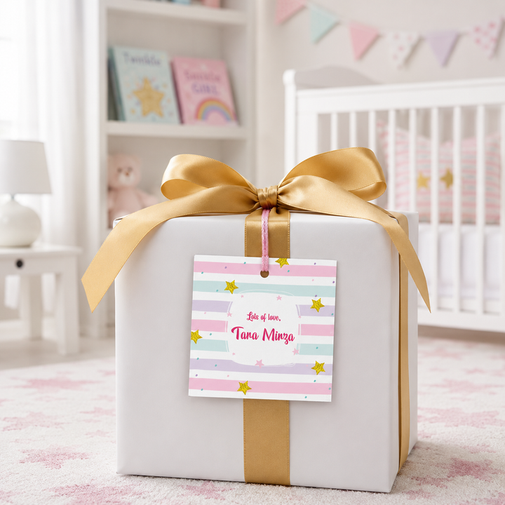 Gift Tag - Colorful Wishes (Set of 24)