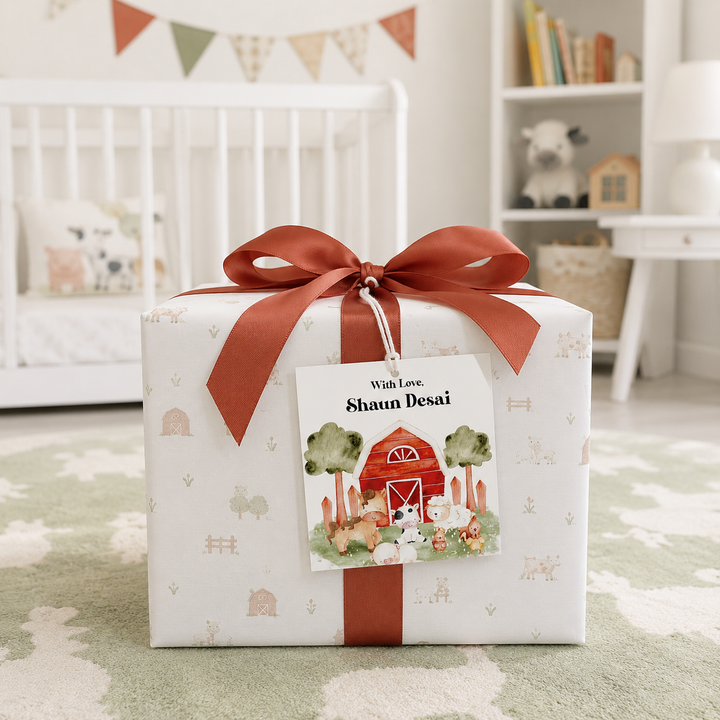 Gift Tag - Farm Animals (Set of 24)
