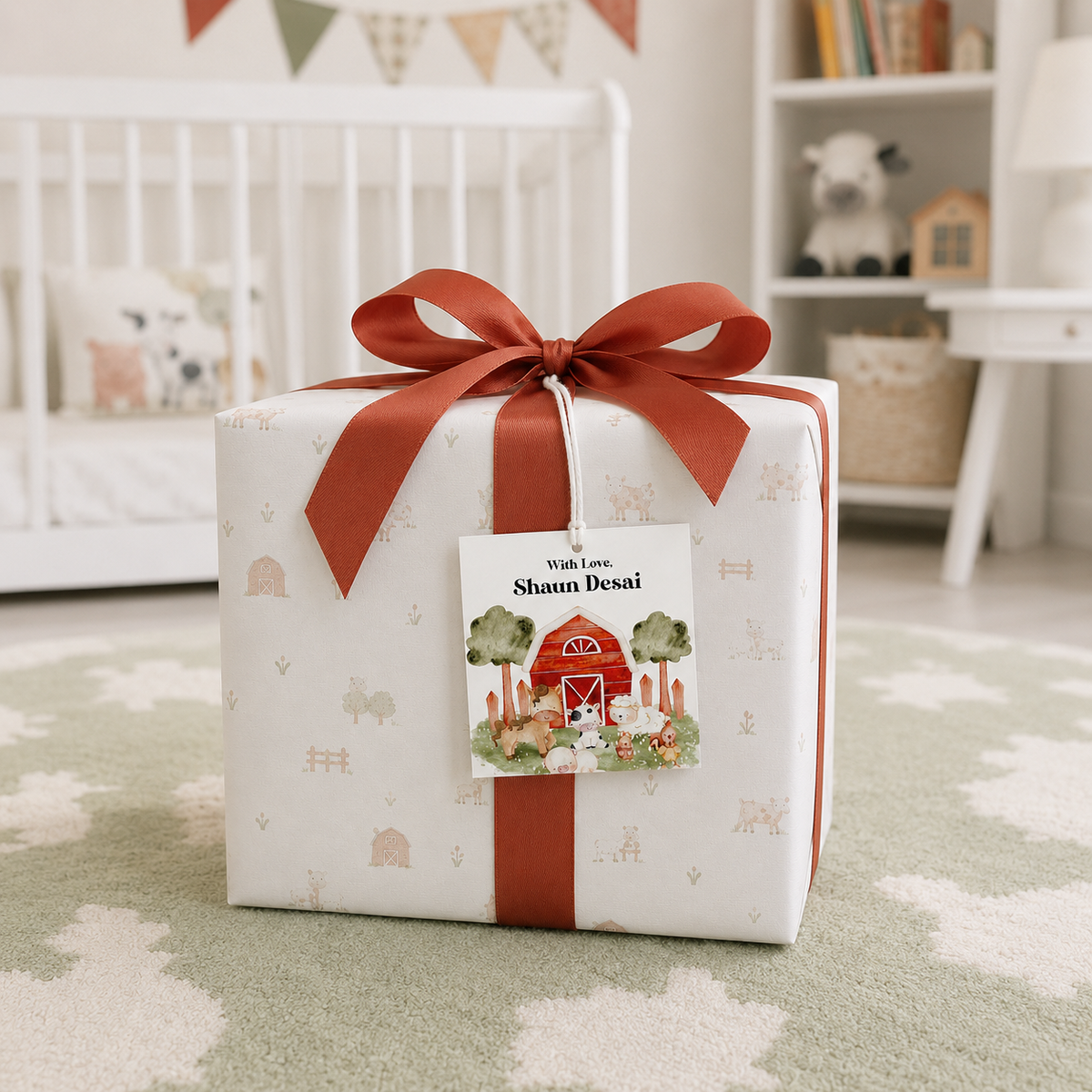 Gift Tag - Farm Animals (Set of 24)