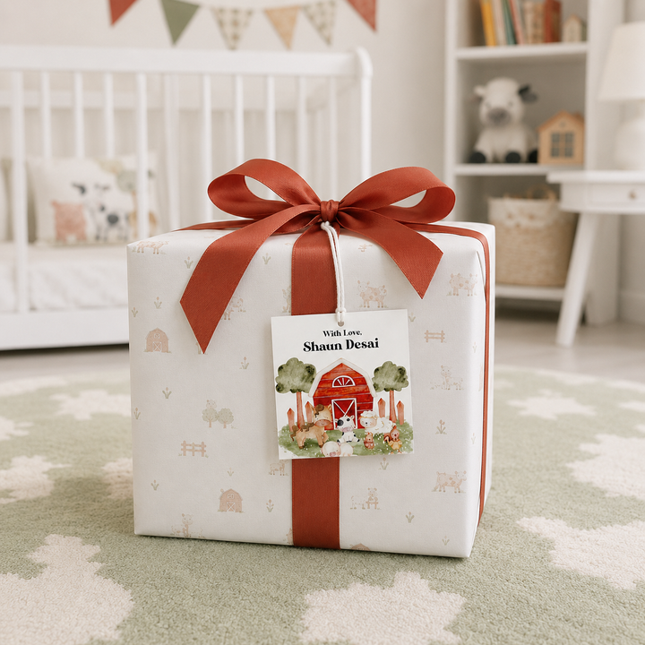 Gift Tag - Farm Animals (Set of 24)