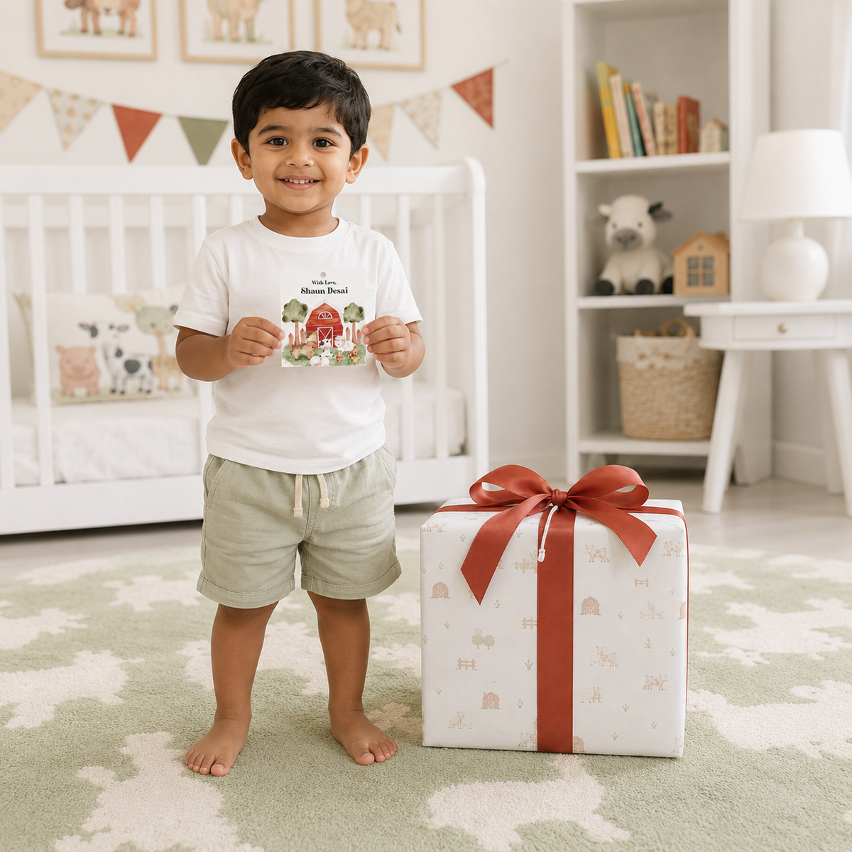Gift Tag - Farm Animals (Set of 24)