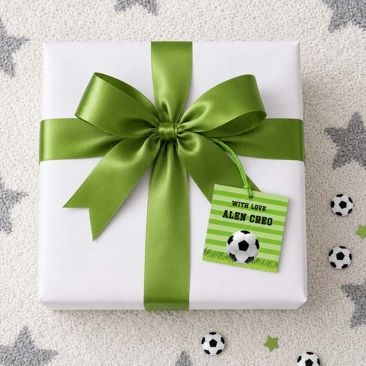 Gift Tag - Football Frenzy (Set of 24)