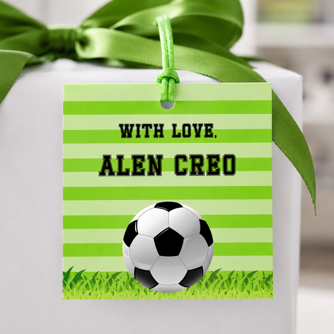 Gift Tag - Football Frenzy (Set of 24)
