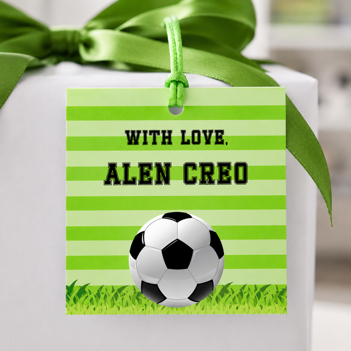 Gift Tag - Football Frenzy (Set of 24)