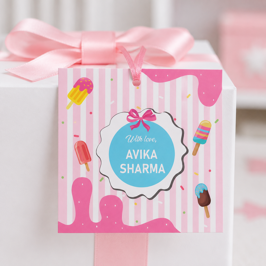 Gift Tag - Ice Cream Delights (Set of 24)