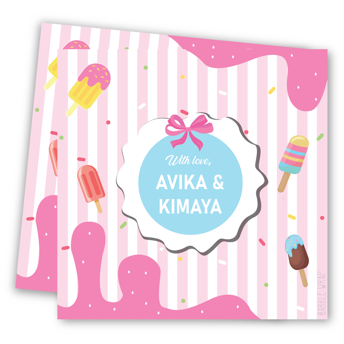 Gift Tag - Ice Cream Delights (Set of 24)