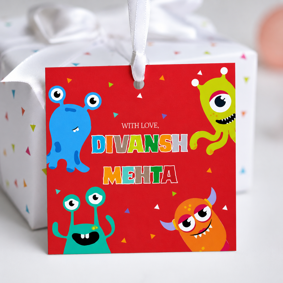 Gift Tag - Monster Mash (Set of 24)