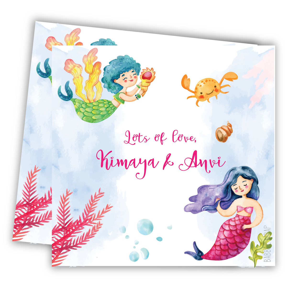 Gift Tag - Mystical Mermaids (Set of 24)