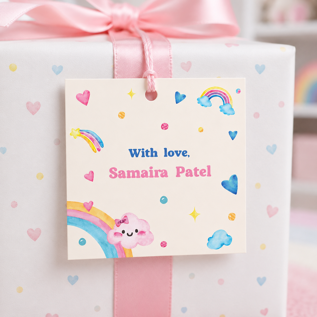 Gift Tag - Rainbows and Smiles (Set of 24)