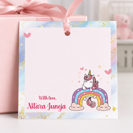 Gift Tag - Sparkling Unicorn (Set of 24)