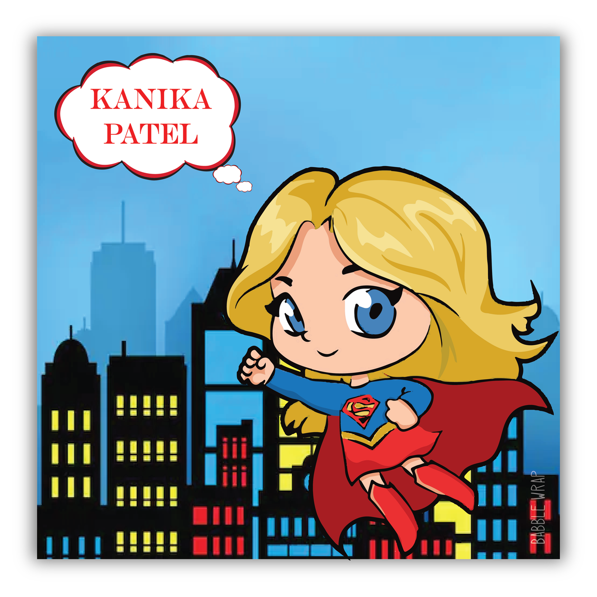 Gift Tag - Super Girl Vibes (Set of 24)