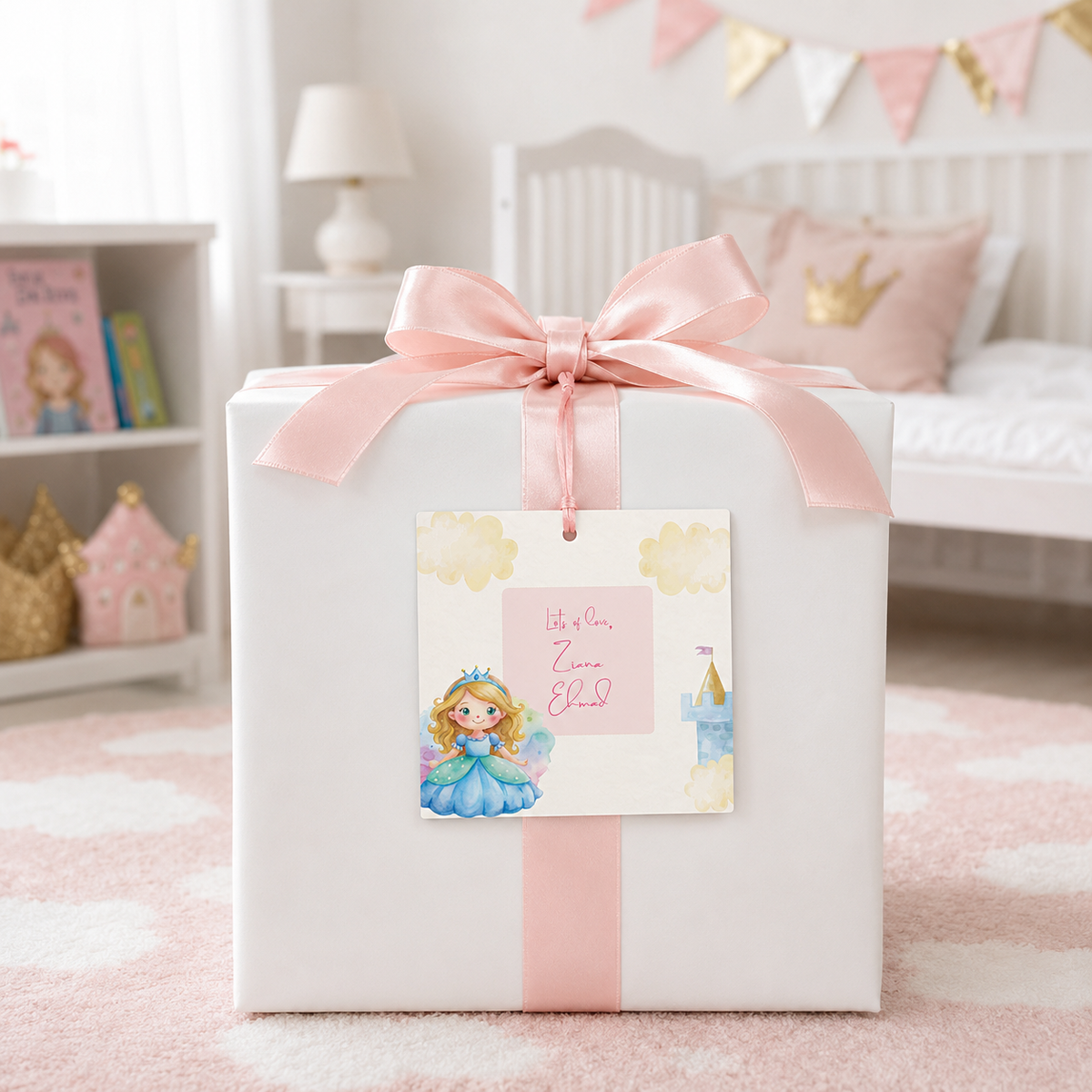 Gift Tag - Sweet Princess (Set of 24)