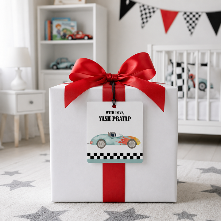 Gift Tag - Vroom Vroom (Set of 24)