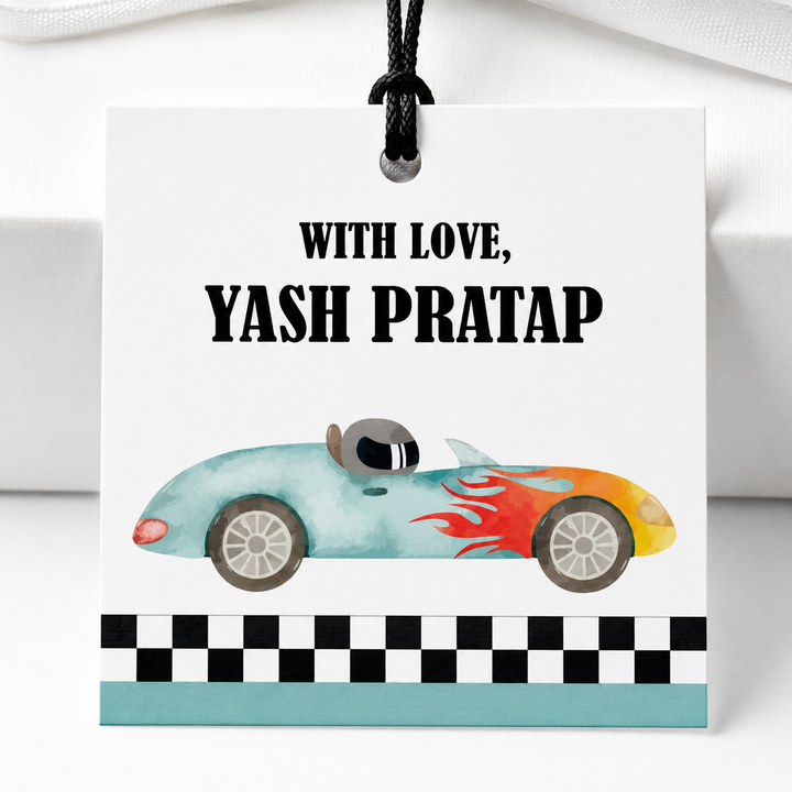 Gift Tag - Vroom Vroom (Set of 24)