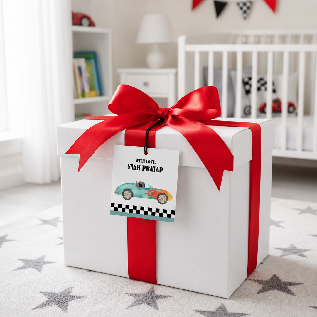 Gift Tag - Vroom Vroom (Set of 24)