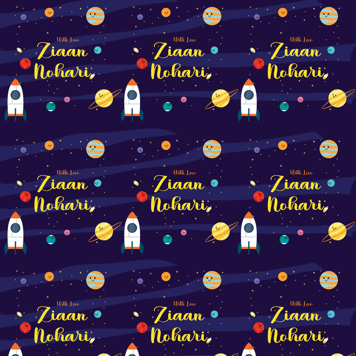 Gift Wrapping Paper  -Cosmic Cheers
