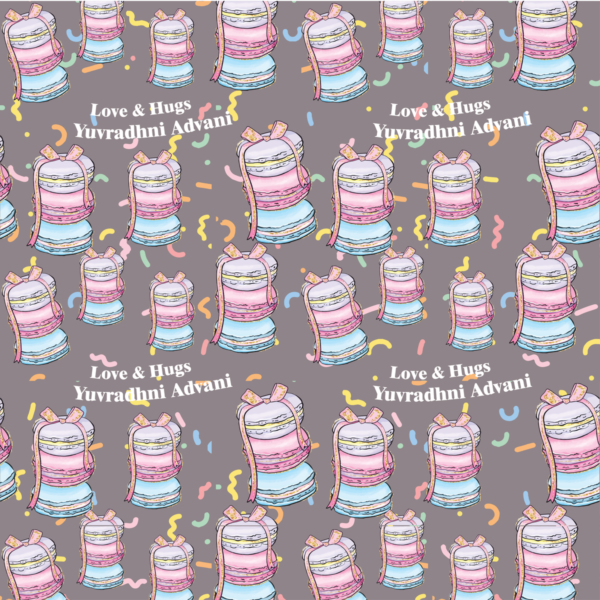 Gift Wrapping Paper -Donut Delight