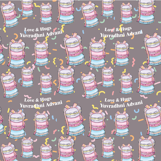 Gift Wrapping Paper -Donut Delight