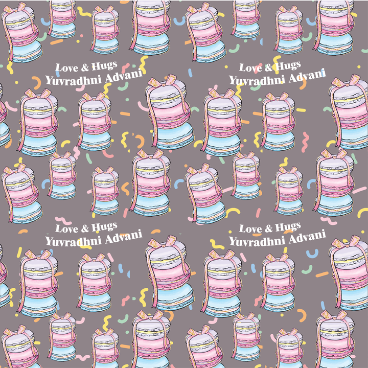 Gift Wrapping Paper -Donut Delight