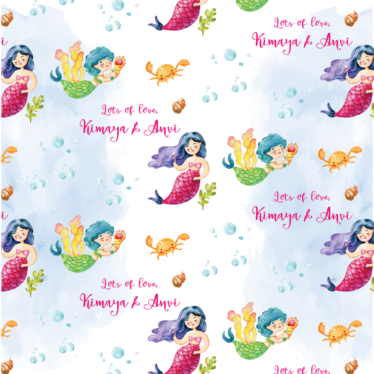 Gift Wrapping Paper -Mystical Mermaids