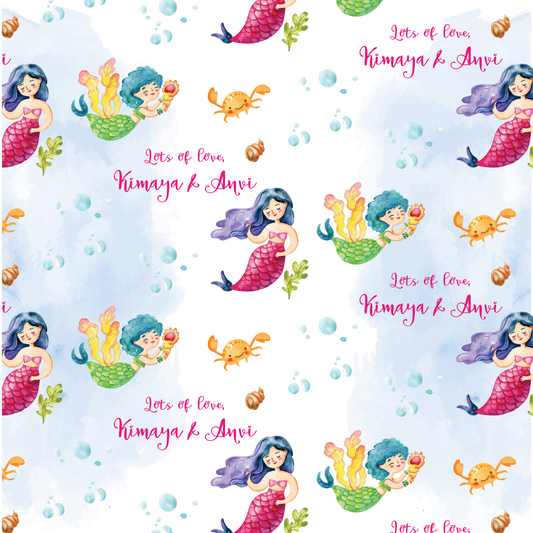 Gift Wrapping Paper -Mystical Mermaids