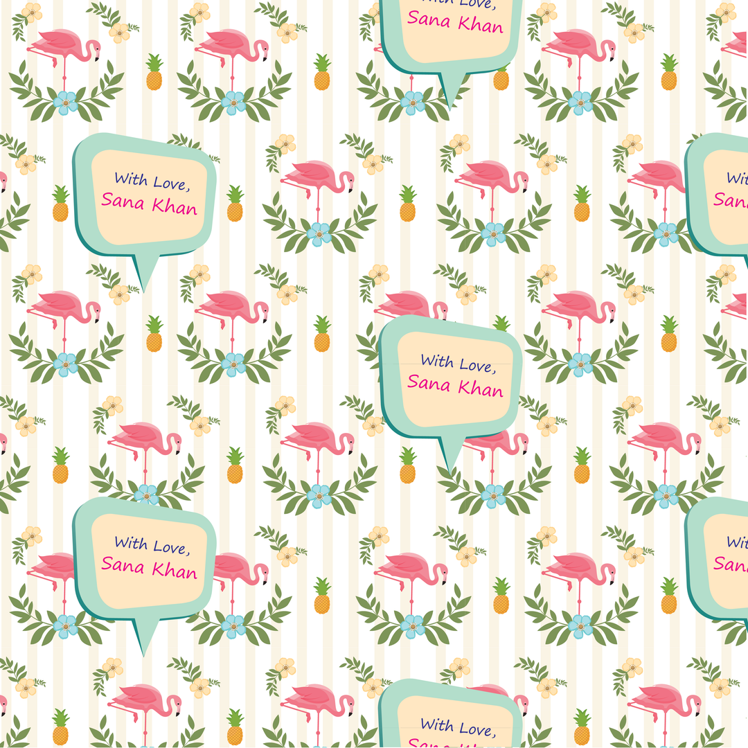 Gift Wrapping  Paper -Floral Paradise