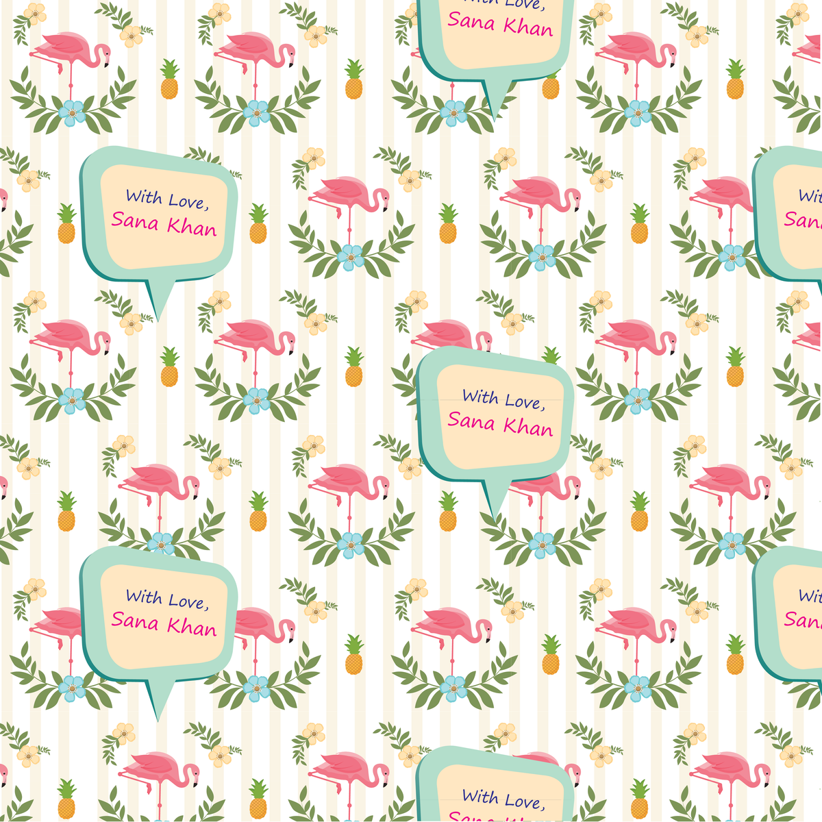 Gift Wrapping  Paper -Floral Paradise