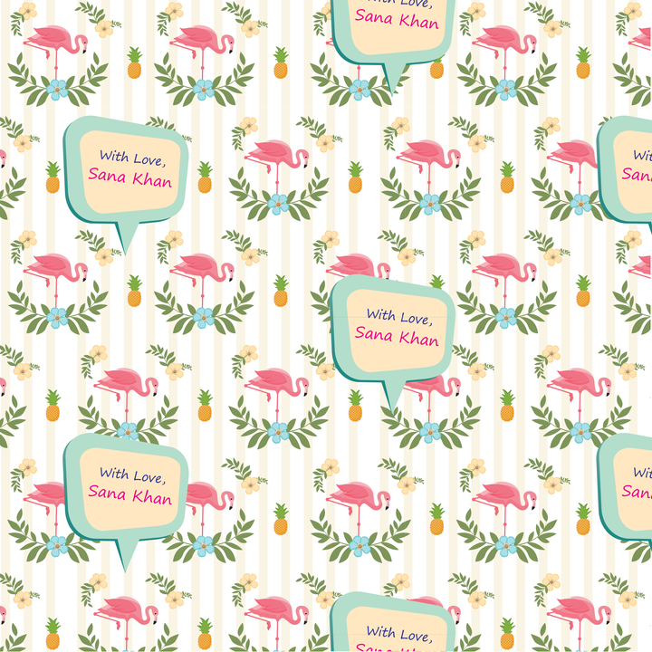 Gift Wrapping  Paper -Floral Paradise