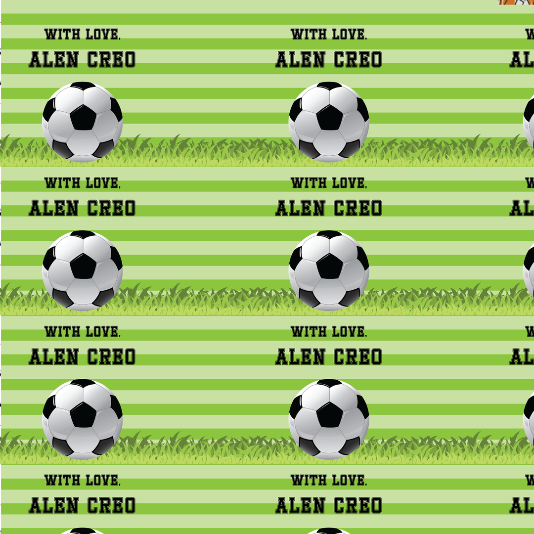 Gift Wrapping Paper  - Football Frenzy