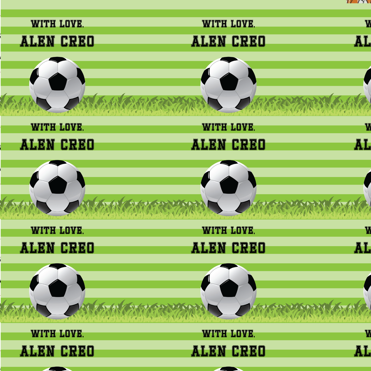 Gift Wrapping Paper  - Football Frenzy